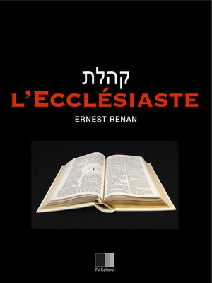 cover image of L'Ecclésiaste